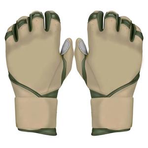 Guantes de Bateo de Cuero Duraderos Personalizables en Oferta, Diseño Transpirable con Cierre a Presión, para Mano Izquierda o Ambidiestra, Puño Largo, para Entrenamiento - Product Image 4