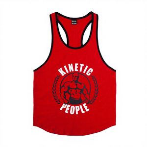 Camiseta sin Mangas para Hombre de Alta Calidad, Última Llegada, Transpirable, Elegante, Nuevo Diseño, Algodón y Elastano, Cuello Redondo, Estilo Urbano - Product Image 1