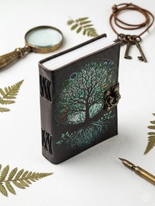 Tree of Life Leather Journal Spiritual Writing <b>Notebook</b> - Product Image 4