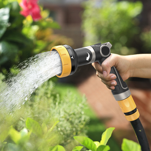Metal Material Hose Spray Nozzle for Gardening with Multi-Flow and 2-1 Function Heavy Duty - Product Image 1