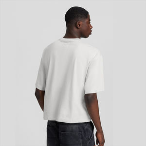 Camisetas Lisas de Gran Gramaje con Hombros Caídos Estilo ODM de Moda HSI, Camisetas Casuales al por Mayor para Hombre, de Secado Rápido, 100% Algodón - Product Image 2