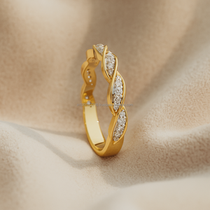 Anillo de Plata de Ley 925 con Moissanita, Anillo de Compromiso de Diamantes, Cuerda Giratoria Nupcial, Joyería IGI para Fiestas - Product Image 5