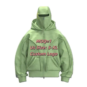 Sweat à capuche Ninja personnalisé avec empiècements, 100% coton molletonné, qualité supérieure, design personnalisé, pour streetwear décontracté, unisexe - Product Image 4