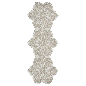 Royal Look Handmade Beaded Table Runner Hotel Restaurant Table Decorative Beaded Runner and Gifted Use Item - Product Image 1