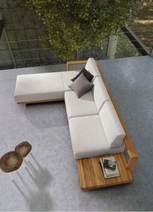 Modern L Shape Sectional <b>Sofa</b> <b>Set</b> With Wooden Frame And Fabric Cushions For Living Room - Product Image 2
