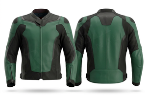 Chaqueta de Motociclista de Cuero Genuino con Paneles de Malla, Último Modelo, Elegante, Equipo de Protección Premium para Motociclistas, Ropa Exterior Moderna para Moto, OEM - Product Image 2
