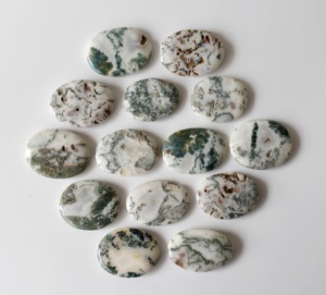 Wholesale Premium Quality Polished <b>Crystal</b> <b>Tree</b> Agate Flat Stones for Healing Meditation Decoration - Product Image 5