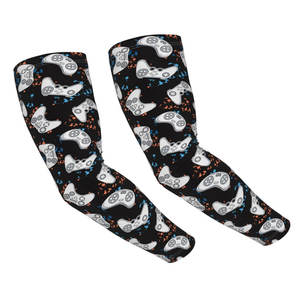 Manguito protector de compresión para brazo, para gimnasio, correr, baloncesto, fútbol, protección UV, ciclismo, de seda helada refrescante - Product Image 1