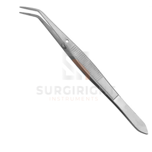 Angled Perry Dressing <b>Pliers</b> 5in Serrated Dental Dressing Instrument Stainless Steel CE Certified Class I MOL Safety Surgical - Product Image 5