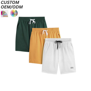 Shorts de bain décontractés en coton pour hommes, imperméables, légers, confortables, respirants, pour usage quotidien, avec logo personnalisé, support OEM ODM, marque - Product Image 6