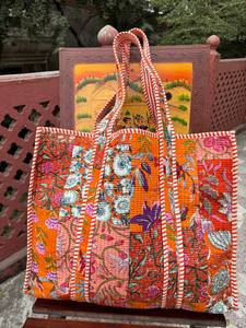 Traditional Cotton Quilt Patchwork Shoulder <b>Bag</b> for Women – Handmade Boho <b>Fabric</b> Purse with Multicolor Patterns and Comfortable - Product Image 1