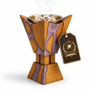 Quemador de Incienso de Madera Hecho a Mano Sikes Tenders, Difusor Aromático de Sándalo, Uso en Todas las Estaciones - Product Image 1