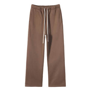 Pantalones de chándal con cordón de marca privada, pantalones de chándal bordados, pantalones de forro polar para marcas de ropa urbana estadounidenses, MOQ bajo - Product Image 4