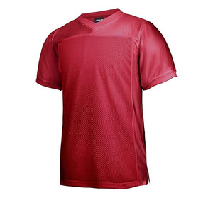 Classic Printed Football Jerseys for Men Unisex V-Neck Breathable Short Sleeve Workout Dry-Fit Sports Casual Tops 100% Polyester - Product Image 5