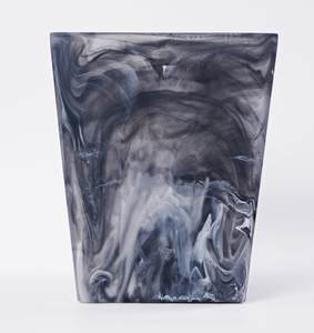 Cesto de Papel Cuadrado de Resina Epoxi con Parte Superior Abierta de 30L, Cesto de Reciclaje Decorativo para el Hogar, Baño y Cocina - Product Image 4