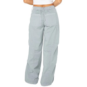 New Arrival Latest Fashion <b>Drawstring</b> Waist Women Casual <b>Trouser</b> Hot Selling Custom Color Plain Casual Women <b>Trousers</b> - Product Image 3