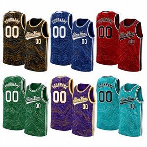 Maillot de basket-ball personnalisé pour adultes, uniforme d'équipe sublimé, sans manches, nom et numéro du joueur, fabricant OEM, vente en gros - Product Image 2