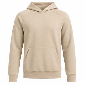 Sweat-shirts à capuche unis pour hommes, coupe classique, tricotés, respirants, en polyester/spandex, zippés, décontractés, pour le sport, OEM ODM - Product Image 1