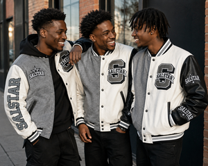 Men’s Custom Varsity Letterman <b>Jacket</b> Wool Body Leather Sleeves College <b>Baseball</b> <b>Bomber</b> <b>Jacket</b> OEM Custom Apparel - Product Image 5