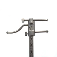 AMETRINE SURGICAL Manual 1Pcs Penggaris Implan LAB Profesional Venus Apollo Gauge 20-100mm Alat Ukur Gigi Tiruan Caliper CE