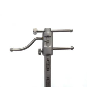 Calibrador de implantes dentales profesional AMETRINE SURGICAL, 1 unidad, regla de laboratorio Venus Apollo, 20-100 mm, para medir dentaduras postizas - Product Image 5