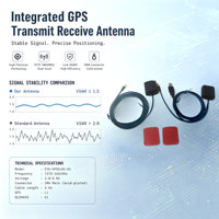 Amplificateur GPS de protection contre la foudre à mise à la terre CC de haute qualité, antenne GPS 26dBi 1575.42MHz, répéteur de signal GPS