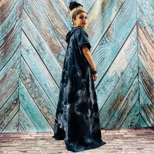Dernier design, taille unique, kimono bandeau avec ceinture, coupe haute, en tissu rayonne, motif tie-dye fait main, robe pour femme - Product Image 3
