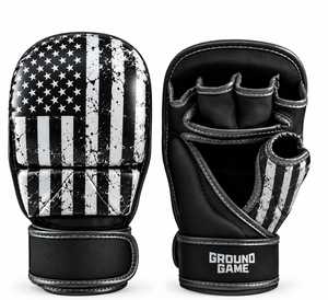 Gants de protection pour les mains en cuir véritable TANVEX, style dernier cri, avec sangle de poignet réglable à boucle et fermeture auto-agrippante, pour arts martiaux et boxe. - Product Image 3