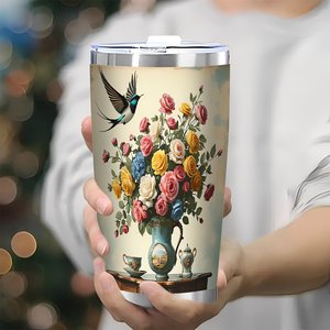 Stainless Steel Tumbler 20oz Double Wall <b>Insulated</b> Drink <b>Cup</b> For Daily Use All Season Durable Anti Scratch Surface - Product Image 3