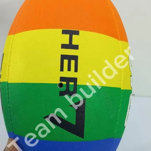 Hot Sales Team <b>Builder</b> Custom Color & Logo PVC PU Rugby Ball for Team Sports American Football - Product Image 1