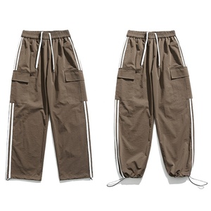 กางเกงเอวยางยืดสำหรับผู้ชายกางเกง100% เอวยางยืดแบบลำลองสำหรับปีนเขากลางแจ้งทำจากโพลีเอสเตอร์ออกแบบโลโก้ได้ตามต้องการ - Product Image 2