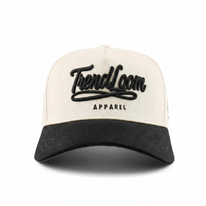 Casquette de sport légère et respirante à 5 panneaux avec logo brodé 3D personnalisé, visière incurvée en coton, idéale pour le golf et le baseball - Product Image 1