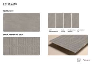 Carrelage en porcelaine émaillée brillante de designer, 600x1200mm, 60x120cm, 24x48 pouces, grand format, surface pour projets contemporains - Product Image 4