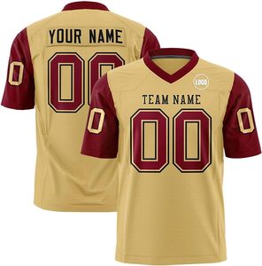 Jersey Profesional de Fútbol Americano, Tela que Absorbe la Humedad, Sublimación Completa, Nombre y Número del Equipo Personalizados, Proveedor OEM - Product Image 1
