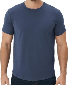 เสื้อยืดโอเวอร์ไซส์คอกลม แบรนด์ OEM ผ้าคอตตอน 100% เนื้อหนา สไตล์สตรีทแวร์ ทรงหลวมสำหรับผู้ชาย - Product Image 5