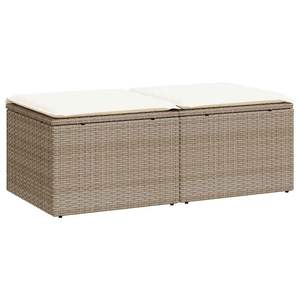 Ensemble de canapés de jardin beige crème, bancs élégants pour l'extérieur - Product Image 2