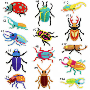 Patchs brodés personnalisés en gros, thermocollants, en forme de cœur, badges en tissu 3D pour chapeaux, sacs, vestes, vêtements DIY - Product Image 6