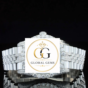 Customized Iced Lab Grown White Gold Stainless Steel <b>Automatic</b> Mechanical Watch VVS Diamonds Studded Water Resistant Unisex Hip - Product Image 1