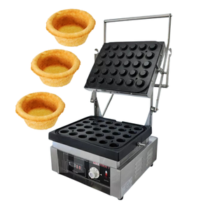Nueva Máquina Eléctrica Comercial para Hacer Mini Tartas, 30 Piezas, Acero Inoxidable 304, Termostato Ajustable, Control por Botones, Alta Productividad - Product Image 1