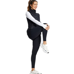 Custom Warm Sleeveless Cotton Puffer <b>Jacket</b> Embroidery Knitted Logo <b>Lightweight</b> Waterproof Quick Dry Eco-Friendly Low MOQ <b>Women</b> - Product Image 6