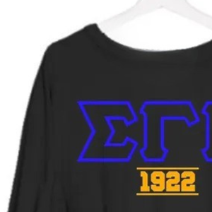 ชุดเดรสลำลองแขนยาวมีกระเป๋า Sigma Gamma Rho สำหรับผู้หญิง เสื้อผ้าชมรมพี่น้องชาวกรีก สวมใส่สบาย แฟชั่นทันสมัย รับผลิตตามสั่ง ขายส่ง - Product Image 6