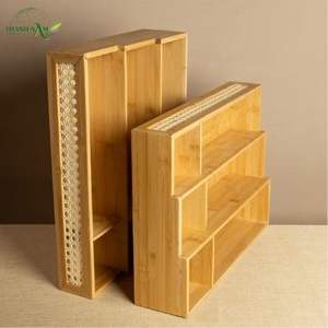 Bamboo Laminated Lacquered Eco-Friendly Decorative Customized Storage <b>Shelf</b> Multi-Tier Organizer for Catering Residential - Product Image 6