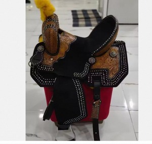 แผ่นหนังแท้ที่รองอานม้าแบบตะวันตกของอังกฤษทำจากไม้พลาสติกสำหรับขี่ม้าเป็นระยะทางไกลใส่สบายส่งออก kaamkaaj - Product Image 5