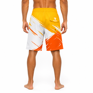 Fournisseur professionnel de shorts de bain pour hommes - Shorts de bain extensibles à séchage rapide personnalisables avec impression par sublimation pour le surf - Product Image 4