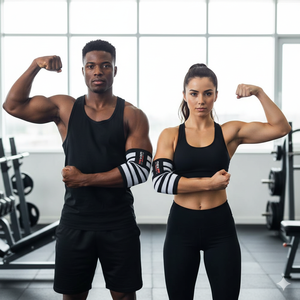 Rexfit Sport - Mangas de Neopreno de 5 mm para Codo, 1 Par, Mangas de Neopreno de Alto Rendimiento de 5 mm para Entrenamiento de Fuerza y Potencia - Product Image 4