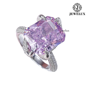 High Quality Unisex 925 Silver Gold Plated Marquise Cut Flower <b>Ring</b> with IGI Certificate for Wedding Engagement Party From India - Product Image 1