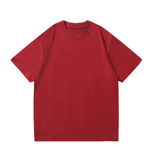 T-shirt ample à manches courtes pour homme en coton pur 260G, personnalisable avec logo OEM, grande taille - Product Image 5