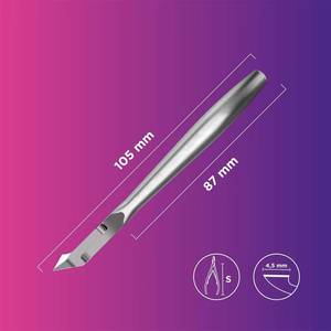 Coupe-ongles professionnel en acier inoxydable 15 mm, à mâchoires biseautées, ouverture large, lame courbée, pointe affûtée, durable, pour ongles épais, doigts et orteils - Product Image 4