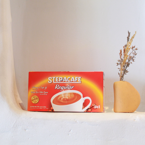 3in1สเตปป้า336gr กาแฟสำเร็จรูปคุณภาพพรีเมียมพร้อมกล่องใส่ครีมและช็อกโกแลตเป็นมิตรต่อการเดินทาง - Product Image 4