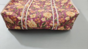 Sac fourre-tout en coton imprimé à la main en Inde, taille 18x18 pouces environ, sac de marché en coton matelassé, tissu de qualité supérieure - Product Image 2